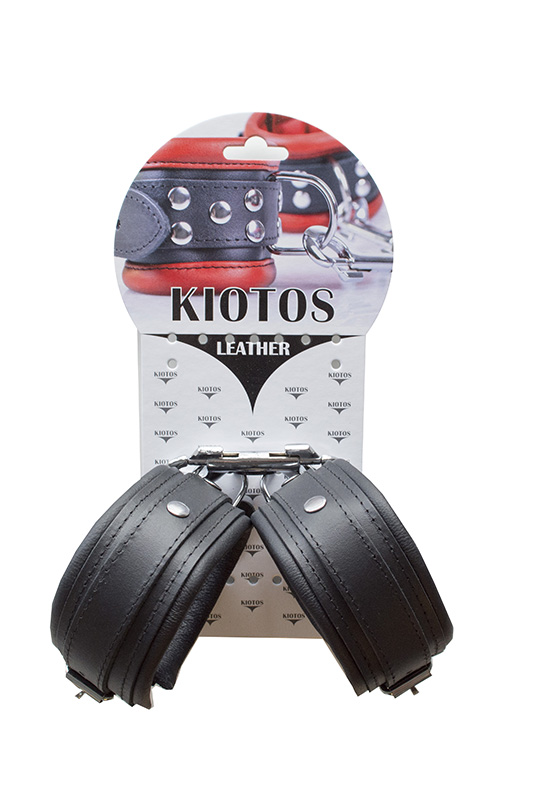 Leather Anklecuffs Black - 5 cm
