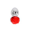 Aluminium Buttplug Red Rose