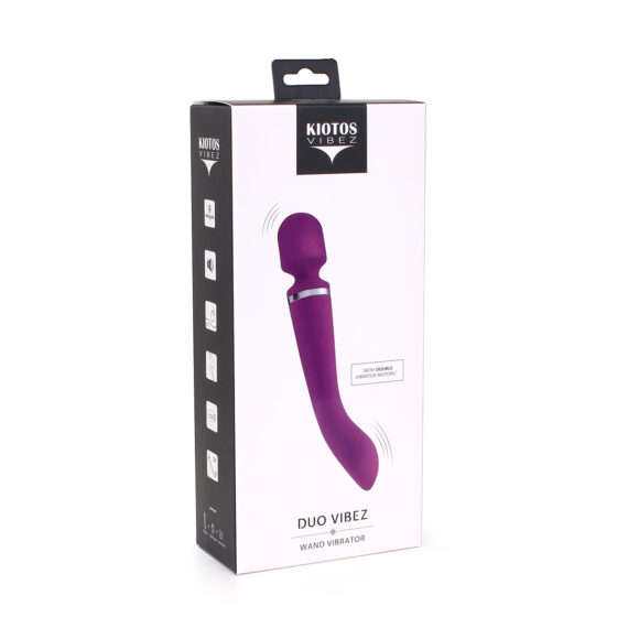 Kiotos Vibez Duo Wand Massager Purple