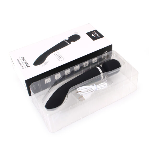 Kiotos Vibez Duo Wand Massager Black