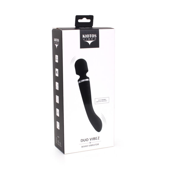 Kiotos Vibez Duo Wand Massager Black