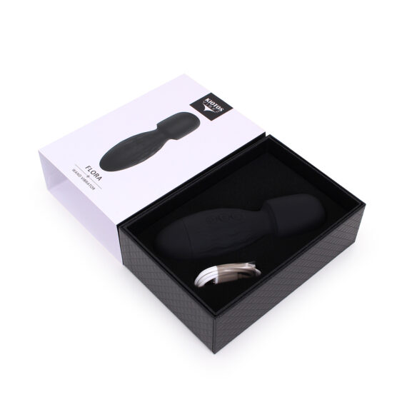 Kiotos Vibez Flora Wand Vibrator Black