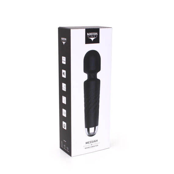 Kiotos Vibez Messiah Wand Vibrator Black
