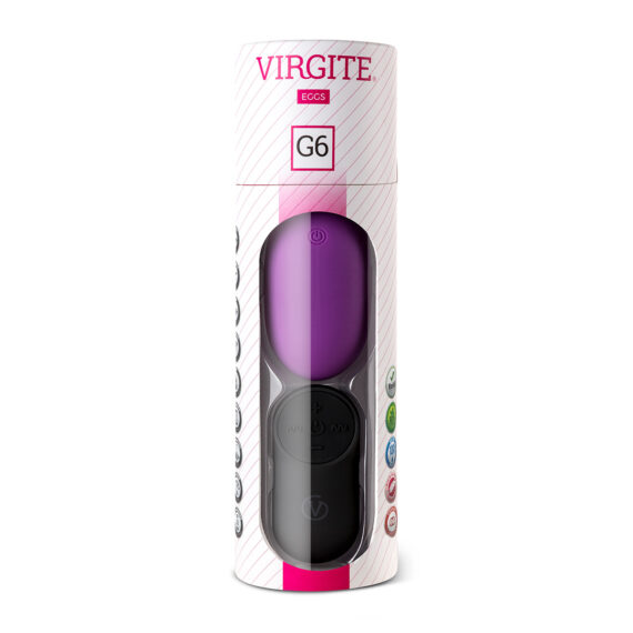 Rechargeable Remote Control Egg G6 - Purple