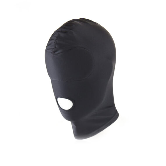 Black BDSM Hood Mouth Only