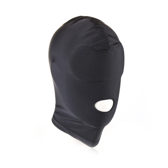 Black BDSM Hood Mouth Only