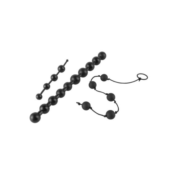 Anal Fantasy Collection  Beginners Bead Kit - Colour Black