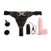 Baile Strap-On with Dildo Flesh with Remote Control