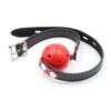Ball Gag Breathable Black/Red