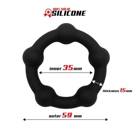 bead-solid-cock-ring-silicone-35-cm-black