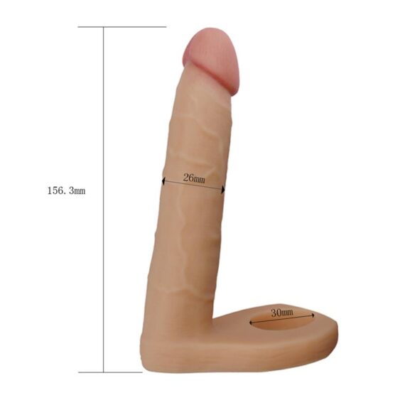Dildo The Ultra Soft Double 6.25 Flesh