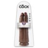 Double Dildo Two Cocks One Hole 11 Brown