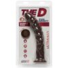 Dual Density Dildo RaginD 10 Ultraskyn Chocolate