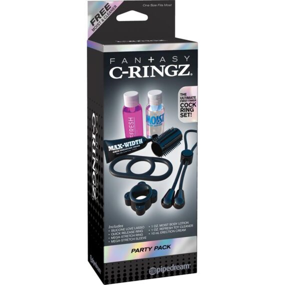 Fantasy C-Ringz Party Pack Black