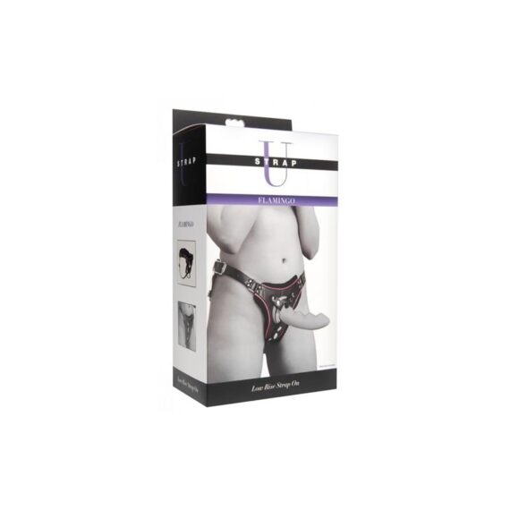 Flamingo Low Rise Strap-On Harness Black