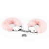 Furry Metal Handcuffs Pink