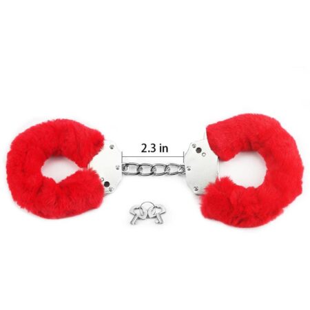 furry-metal-handcuffs-red
