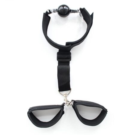 gag-ball-with-hand-cuff-black