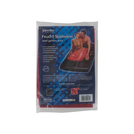 Joy Division Wet Games Area Bed Sheet 180 x 260 cm Red