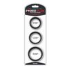 Pack of 3 Penis Ring Power Ring Black