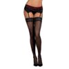 Rossita Garter Stockings Black
