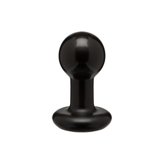Round Butt Plug Small Black