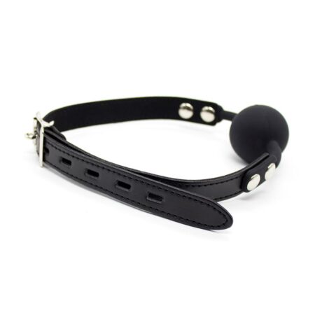 silicona-ball-gag-4-cm-with-padlock-black