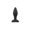 Small Black Silicone Buttplug