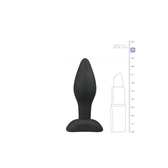 Small Black Silicone Buttplug
