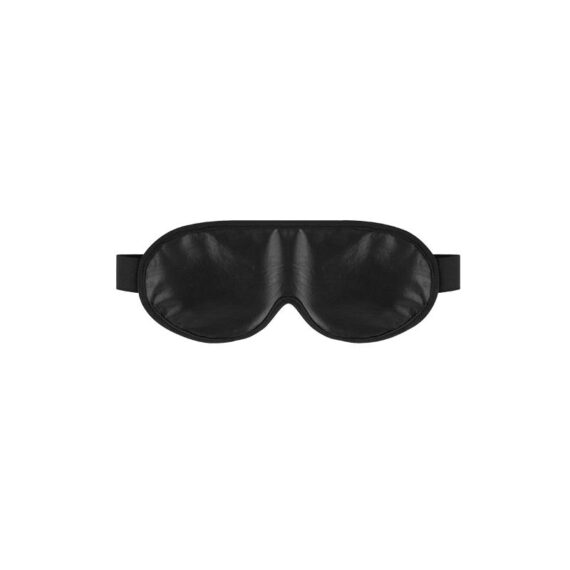 Soft Bond X Leather Eye Mask - Black